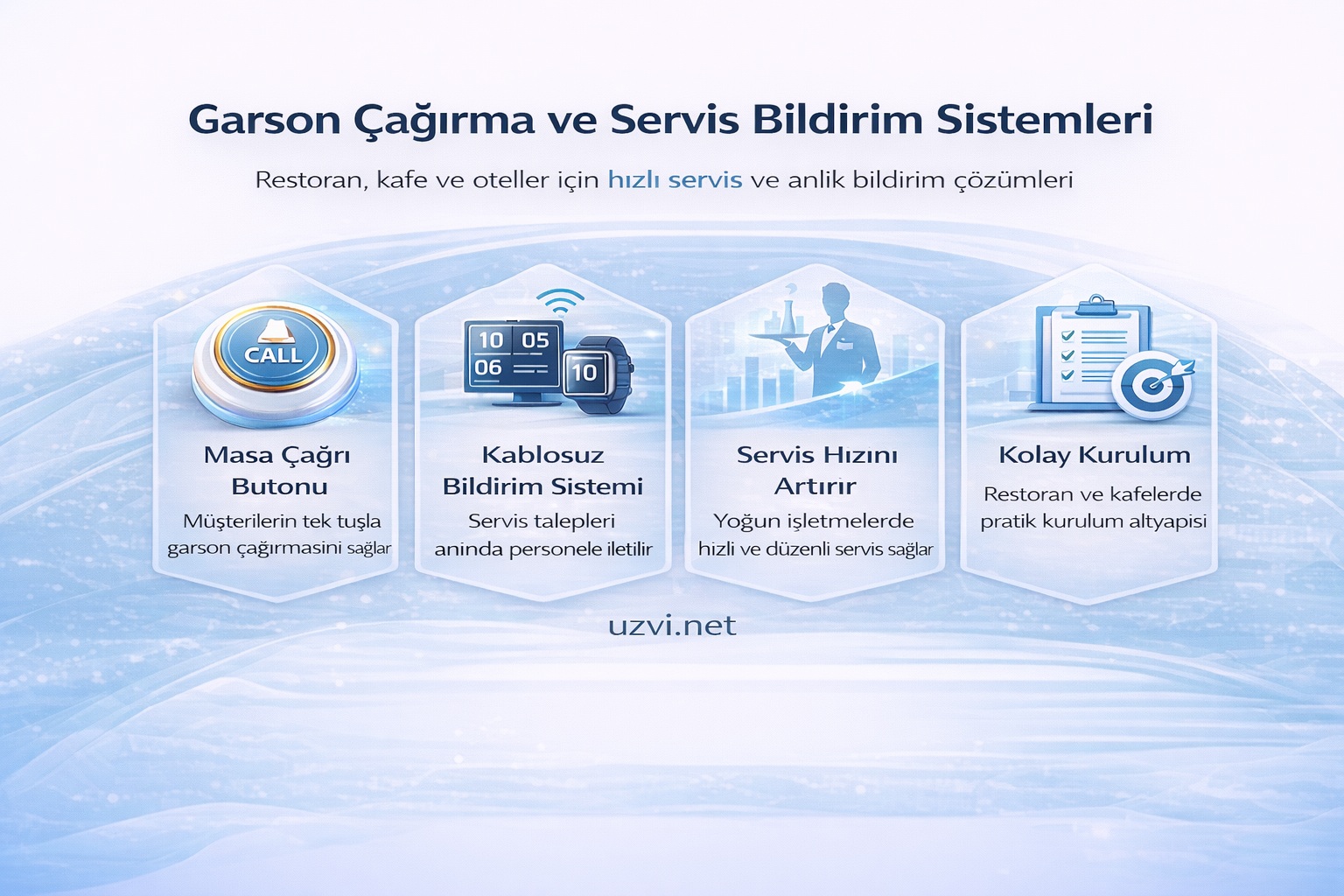 Garson Çağırma ve Servis Bildirim Sistemleri
